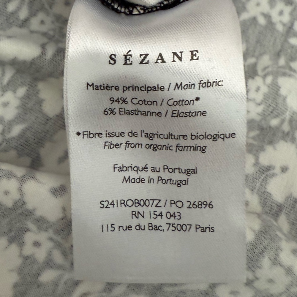Sezane Pippa Short Dress Madison Print Size Small - Picture 7 of 7